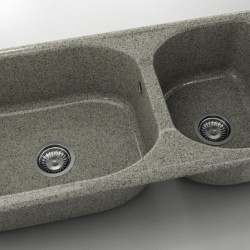  Mивка Classic 214, Granicite, 255 Tweed, с включен сифон  - Кухня