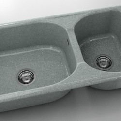  Mивка Classic 214, Granicite, 259 Platina, с включен сифон  - Кухня
