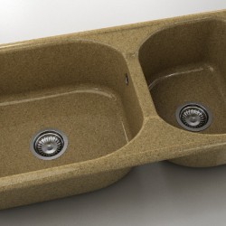  Mивка Classic 214, Granicite, 343 White Frappe, с включен сифон  - Кухня