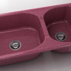 Mивка Classic 214, Granicite, 460 Violet, с включен сифон  - Кухня