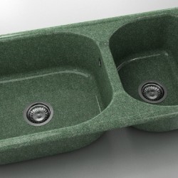  Mивка Classic 214, Granicite, 630 Winter pines, с включен сифон  - Кухня