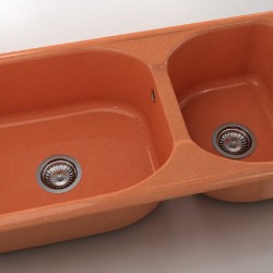  Mивка Classic 214, Granicite, 829 Siberian Wallflower, с включен сифон  - Кухня