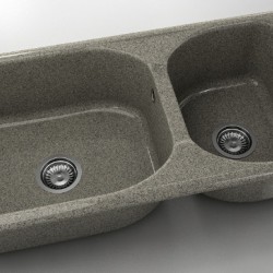  Mивка Classic 214, Granicite, 940 Space Gray, с включен сифон  - Кухня