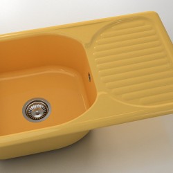  Mивка Classic 215, Polymer Marble, 06 Андалусия, с включен сифон  - Кухня