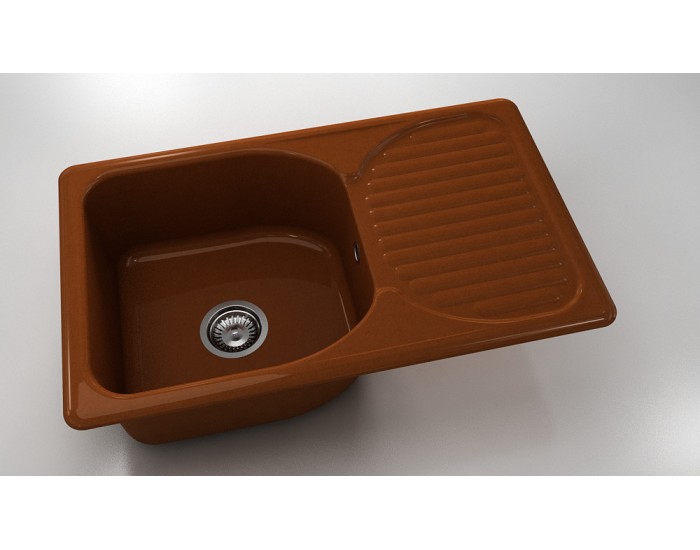 Mивка Classic 215, Polymer Marble, 07 Азалия, с включен сифон