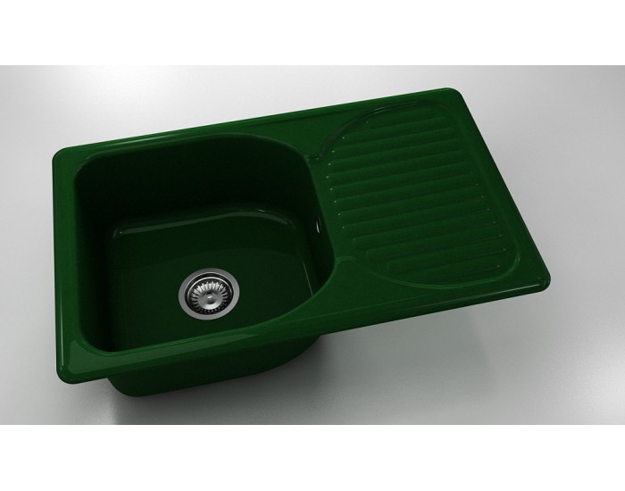 Mивка Classic 215, Polymer Marble, 09 Зелен гранит, с включен сифон