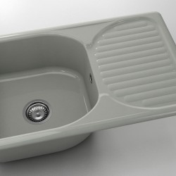  Mивка Classic 215, Polymer Marble, 13 Инокс, с включен сифон  - Кухня