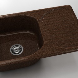  Mивка Classic 215, Granicite, 339 Nutshell, с включен сифон  - Кухня