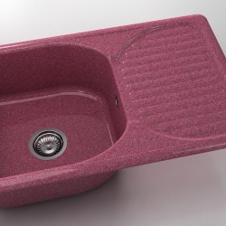  Mивка Classic 215, Granicite, 460 Violet, с включен сифон  - Кухня