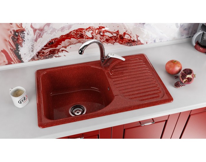 Mивка Classic 215, Polymer Marble, 03 Жасмин, с включен сифон