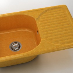 Mивка Classic 215, Granicite, 910 Camel, с включен сифон  - Кухня