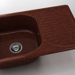  Mивка Classic 215, Granicite, 939 Brick wall, с включен сифон  - Кухня