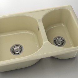  Mивка Classic 216, Granicite, 03 Жасмин, с включен сифон  - Кухня