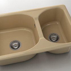  Mивка Classic 216, Granicite, 04 Розов оникс, с включен сифон  - Кухня