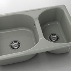  Mивка Classic 216, Polymer marble, 13 Инокс, с включен сифон  - Кухня