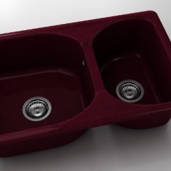  Mивка Classic 216, Polymer marble, 15 Кадифе, с включен сифон  - Кухня