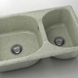  Mивка Classic 216, Granicite, 210 Pewter, с включен сифон  - Кухня