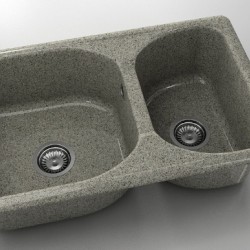  Mивка Classic 216, Granicite, 255 Tweed, с включен сифон  - Кухня