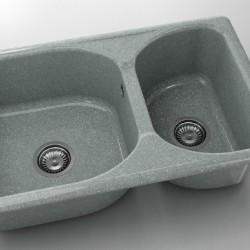  Mивка Classic 216, Granicite, 259 Platina, с включен сифон  - Кухня