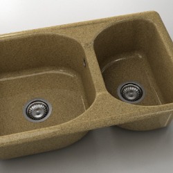  Mивка Classic 216, Granicite, 343 White Frappe, с включен сифон  - Кухня