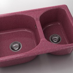  Mивка Classic 216, Granicite, 460 Violet, с включен сифон  - Кухня