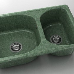  Mивка Classic 216, Granicite, 630 Winter pines, с включен сифон  - Кухня