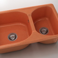  Mивка Classic 216, Granicite, 829 Siberian Wallflower, с включен сифон  - Кухня