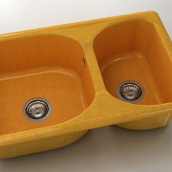  Mивка Classic 216, Granicite, 910 Camel, с включен сифон  - Кухня