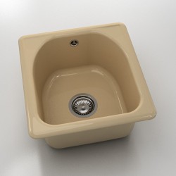 Мивка Classic 217, Polymer marble, 04 Розов оникс, с включен сифон - FAT