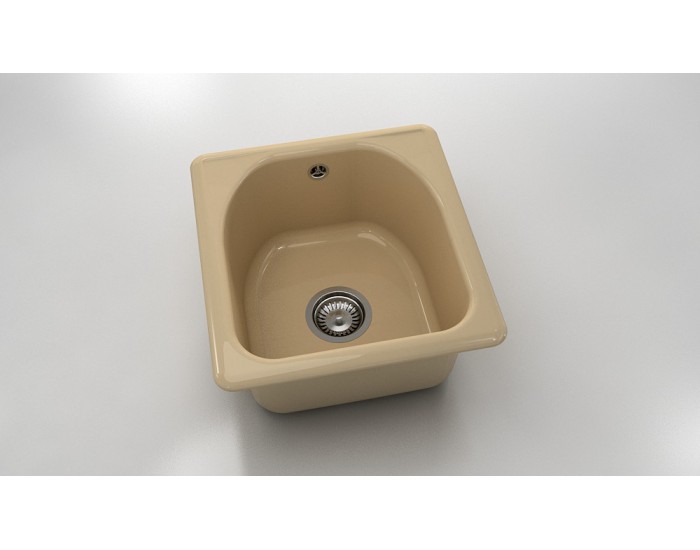 Мивка Classic 217, Polymer marble, 04 Розов оникс, с включен сифон