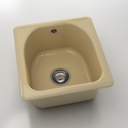 Мивка Classic 217, Polymer marble, 	05 Капучино гранит, с включен сифон - FAT