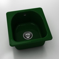Мивка Classic 217, Polymer marble, 09 Зелен гранит, с включен сифон - Мивки