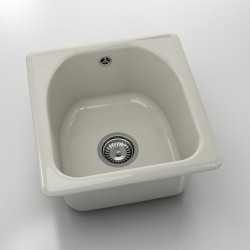 Мивка Classic 217, Polymer marble, 11 Сив гранит, с включен сифон - FAT