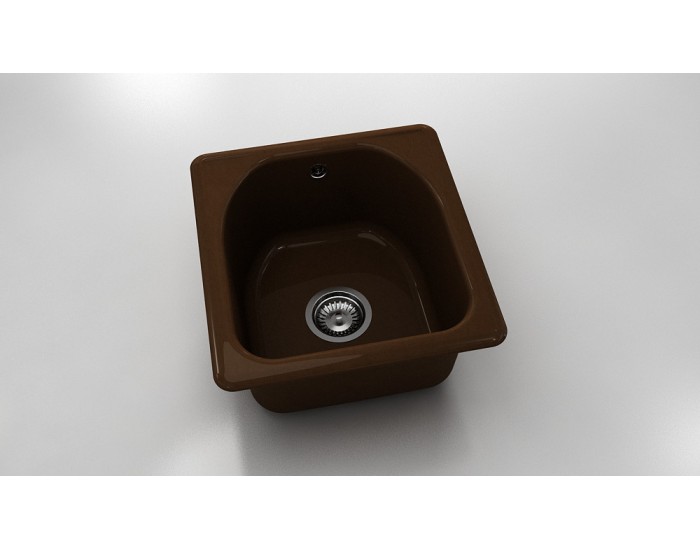 Мивка Classic 217, Polymer marble, 17 Светло венге, с включен сифон