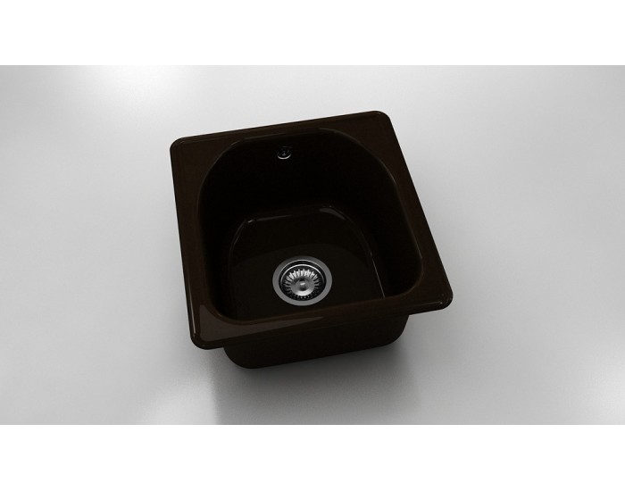 Мивка Classic 217, Polymer marble, 18 Тъмно венге, с включен сифон