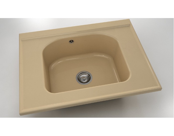 Mивка Classic 218, Polymer marble, 04 Розов оникс, с включен сифон