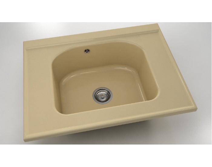 Mивка Classic 218, Polymer marble, 05 Капучино гранит, с включен сифон