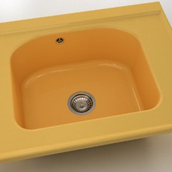  Mивка Classic 218, Polymer marble, 06 Андалусия, с включен сифон  - Кухня