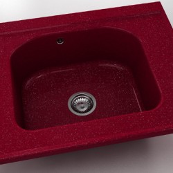  Mивка Classic 218, Polymer marble, 20 Сребрист виолет, с включен сифон  - Кухня