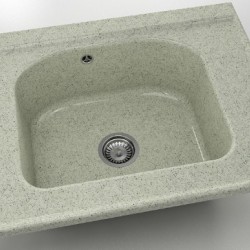  Mивка Classic 218, Granicite, 210 Pewter, с включен сифон  - Кухня