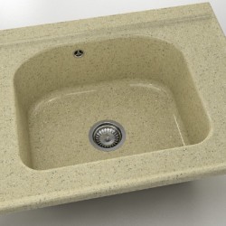  Mивка Classic 218, Granicite, 229 Sandcastle, с включен сифон  - Кухня