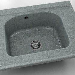  Mивка Classic 218, Granicite, 251 City Grey, с включен сифон  - Кухня