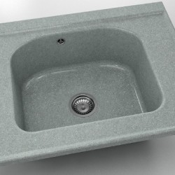  Mивка Classic 218, Granicite, 259 Platina, с включен сифон  - Кухня