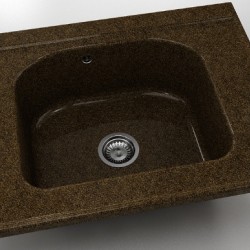  Mивка Classic 218, Granicite, 349 Sandstone, с включен сифон  - Кухня