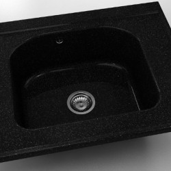  Mивка Classic 218, Granicite, 422 Galaxy Black, с включен сифон  - Кухня