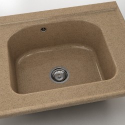  Mивка Classic 218, Granicite, 810 Cinnamon, с включен сифон  - Кухня