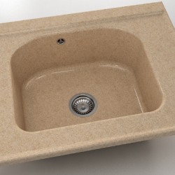  Mивка Classic 218, Granicite, 860 Pink pastel, с включен сифон  - Кухня