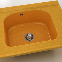  Mивка Classic 218, Granicite, 910 Camel, с включен сифон  - Кухня