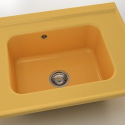  Mивка Classic 219, Polymer marble, 06 Андалусия, с включен сифон  - Кухня