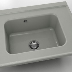  Mивка Classic 219, Polymer marble, 13 Инокс, с включен сифон  - Кухня